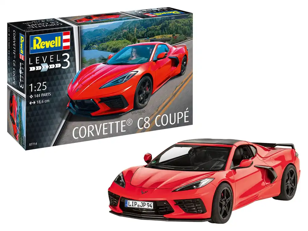 Biztonságos fizetés Revell Corvette C8 Coupé 1 25 makett autó (07714)