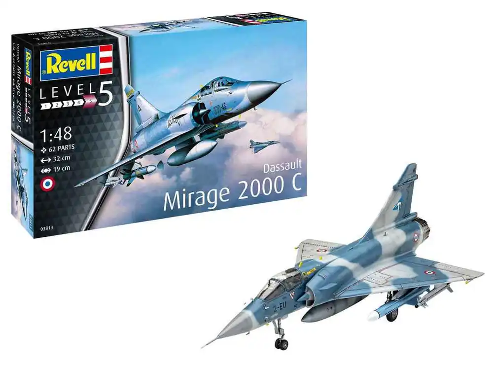 Revell Dassault Mirage 2000C makett repülő 1 48 (03813) Végkiárusítás