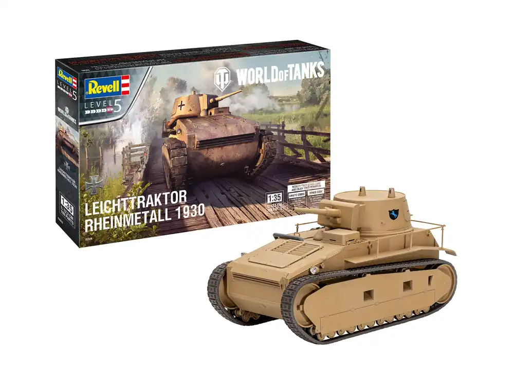 Revell Leichttraktor Rheinmetall 1930 1 72 makett harcjármű (03506) Exkluzív ajánlat