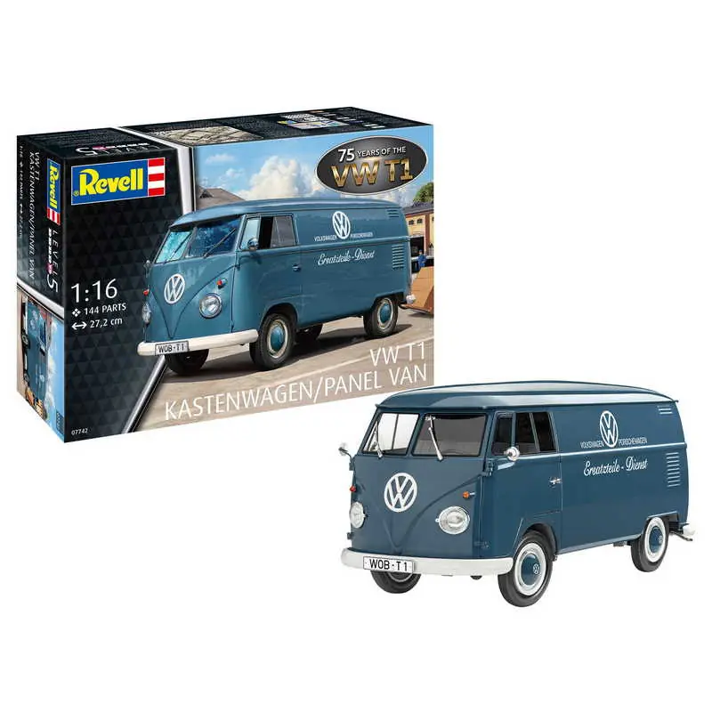 Revell VW T1 Panel Van - 75 Years of the VW T1 (07742) 1 16 makett autó Prémium