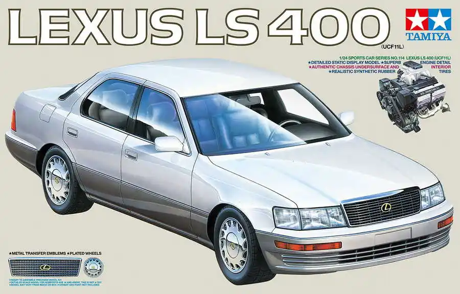 Népszerű Tamiya - 1 24 Lexus LS 400 (UCF11L) (300024114 T)