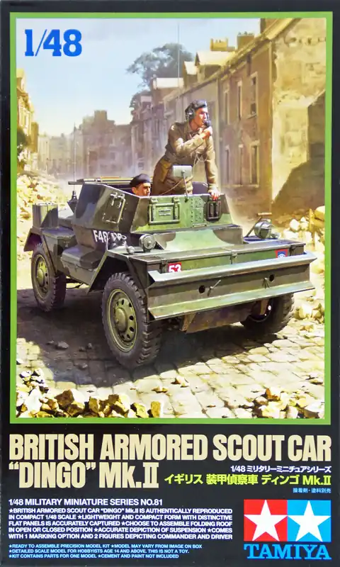 Tamiya British Armored Scout Car DINGO Mk.II 1 48 makett harcjármű (300032581) Ajánlat