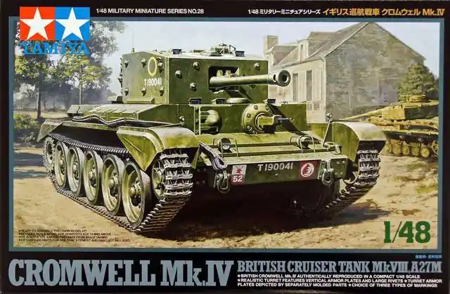 Kedvezményes ár Tamiya British Cruiser Tank Cromwell Mk.IV 1 48 makett harcjármű (300032528)