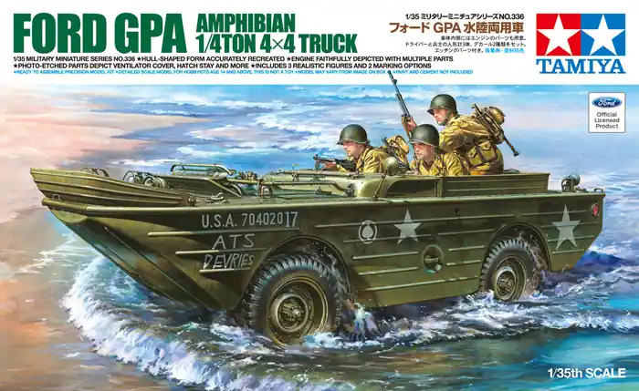 Kedvezmény Tamiya Ford GPA Amphibian 1 35 makett harcjármű (300035336)