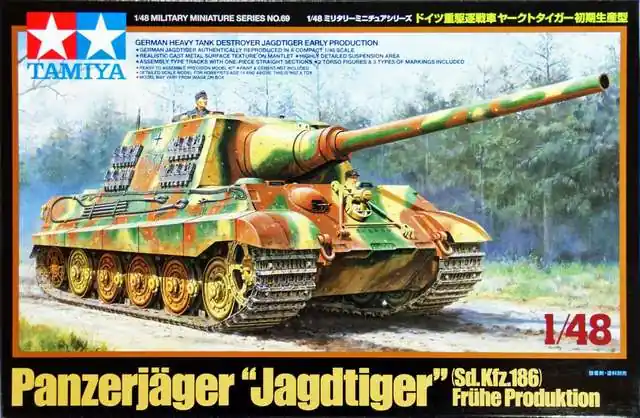 Tamiya Heavy Tank Destroyer Jagdtige Early Prod. 1 48 makett harcjármű (300032569) Kedvezmény
