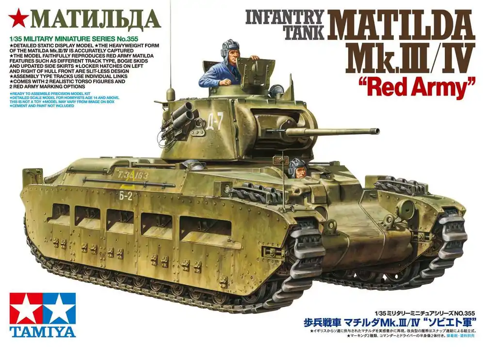 Tamiya Infantry Tank MATILDA Mk.III/IV Red Army 1 35 makett harcjármű (300035355) Olcsó