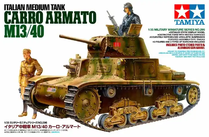 Tamiya Italian Medium Tank Carro Armato M13/40 1 35 makett harcjármű (300035296) Vedd meg most