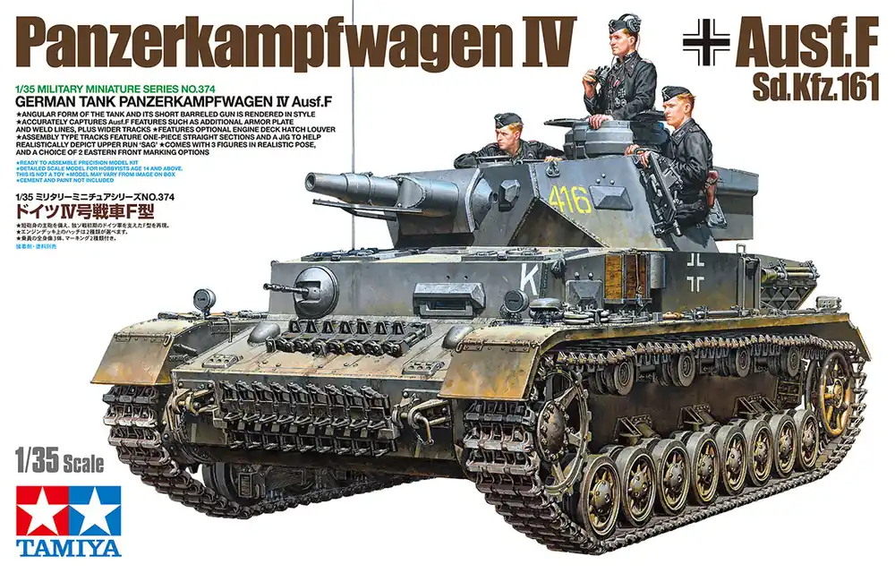 Tamiya Panzerkampfwagen Ausf.F 1 35 makett harcjármű (300035374) Olcsó