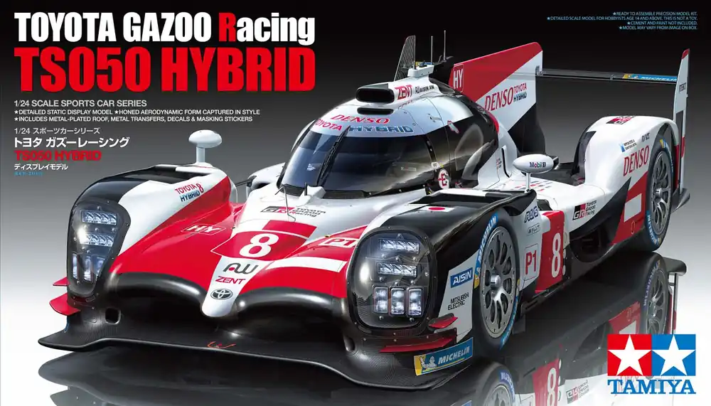 Tamiya Toyota Gazoo Racing TS050 Hybrid 1 24 makett autó (300024349) Ne maradj le