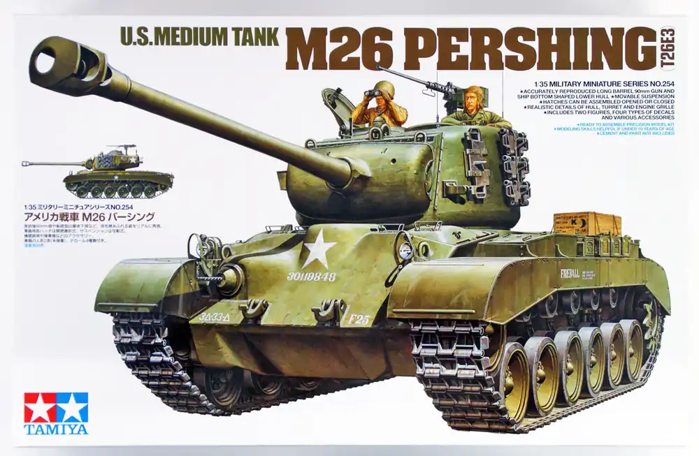 Tamiya US Medium Tank M26 Pershing 1 35 makett harcjármű (300035254) Népszerű