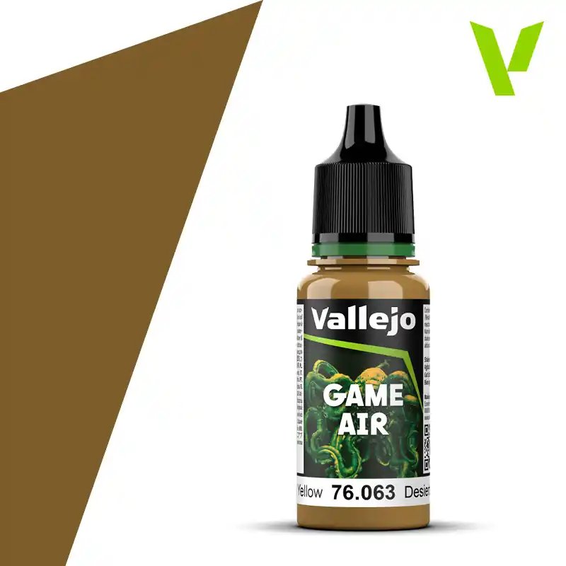 Szezonális akció Vallejo - Game Air - Desert Yellow 18 ml (76063) Akrilfesték