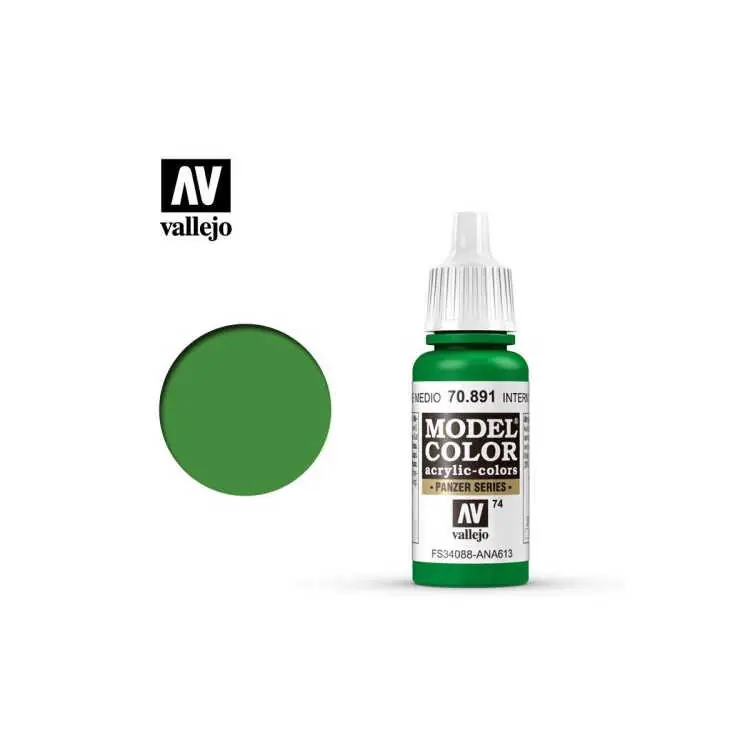 Vallejo - Model Color - Intermediate Green (70891) Különleges ajánlat