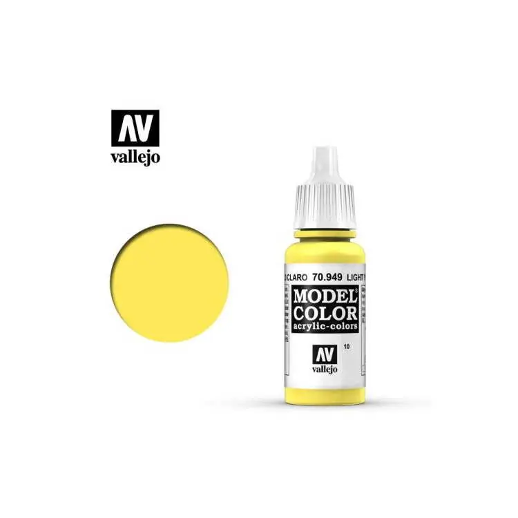 Végkiárusítás Vallejo - Model Color - Light Yellow (70949)
