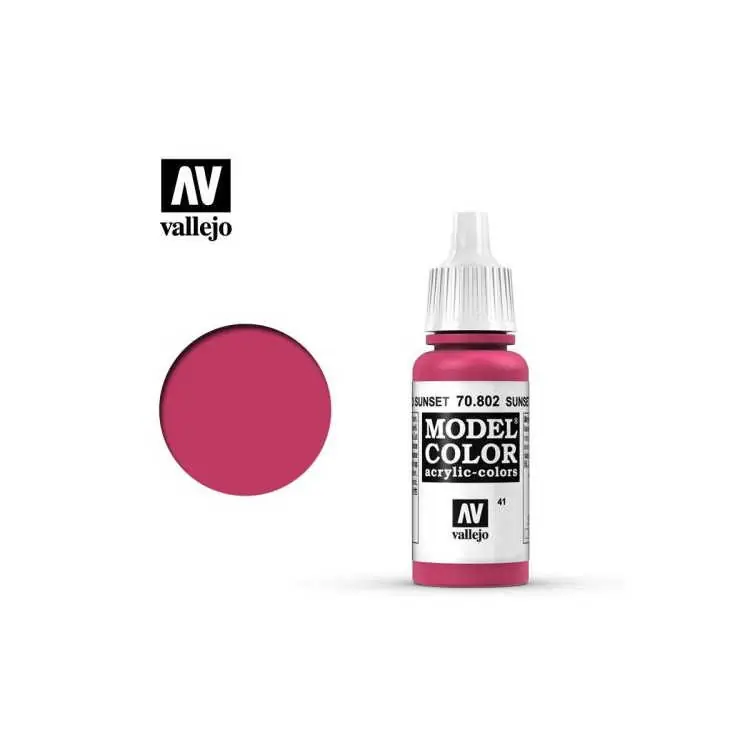 Gyors kiszállítás Vallejo - Model Color - Sunset Red (70802)