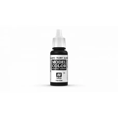 Gyors szállítás Vallejo Model Color - Gloss Black akrilfesték (70861)