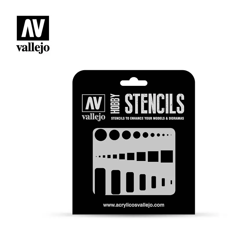 Akció Vallejo Stencil - Access Trap Doors (ST-AIR003)