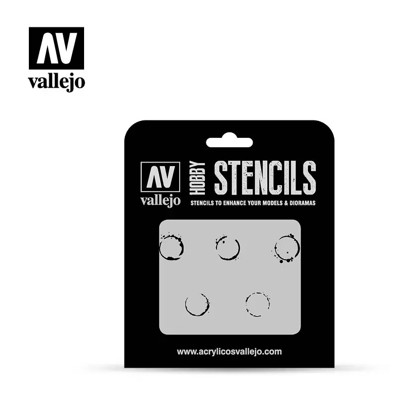 Vásárlói kedvenc Vallejo Stencil - Drum Oil Marks (ST-AFV002)