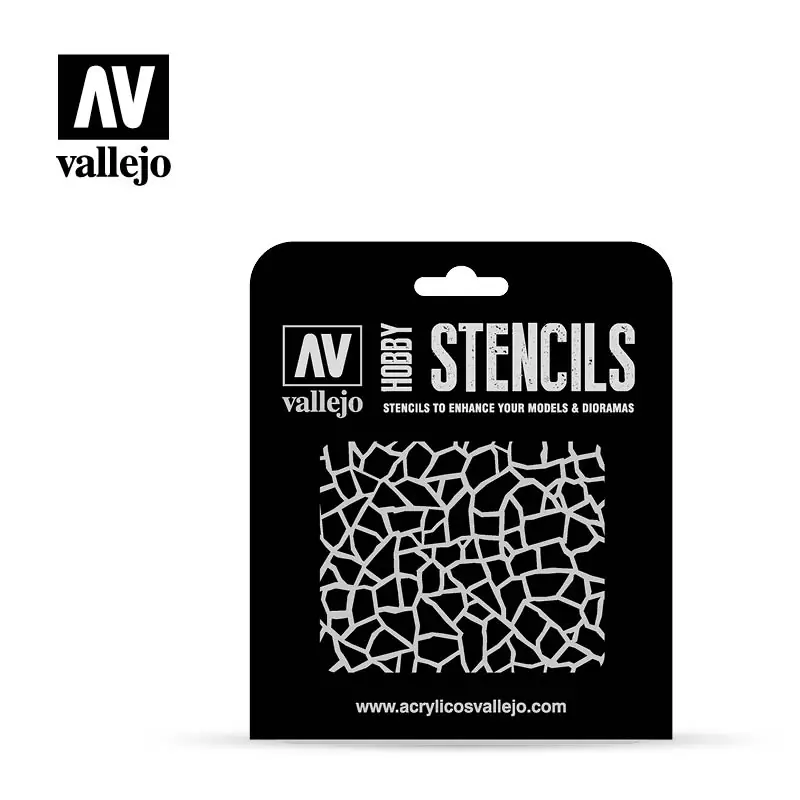 Vallejo Stencil - Giraffe Camo WWII (ST-CAM003) Olcsóbb