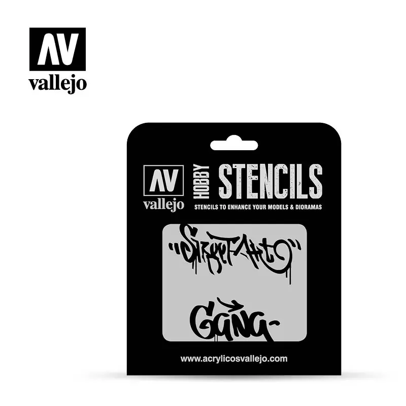 Vallejo Stencil - Street Art 2 (ST-LET004) Vedd meg most