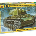 Zvezda KV-1 Soviet heavy tank mod. 1940 with L-11 gun 1 35 makett harcjármű (3624) Bestseller