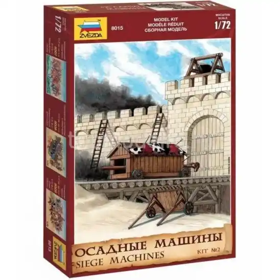 Zvezda Medieval Siege Machines Kit 1 72 (8015) makett tereptárgy Legnépszerűbb