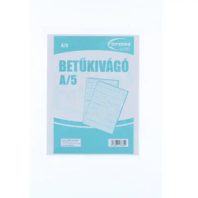Betűkivágó 14 x 21 cm (116792) Biztonságos fizetés