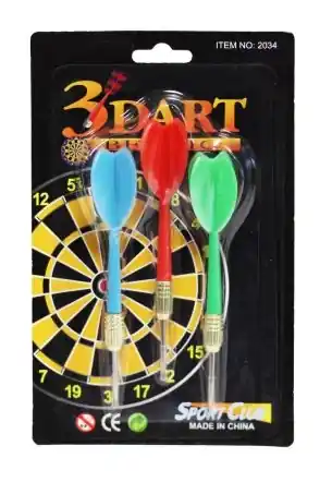 Csak ma Darts Tű 3db Színes (510201)