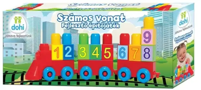Fejlesztő építőjáték Számos vonat (115207) Olcsóbb
