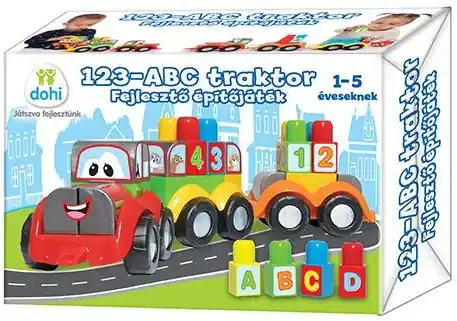 Azonnali szállítás Fejlesztő építőjáték-123-ABC (115214)