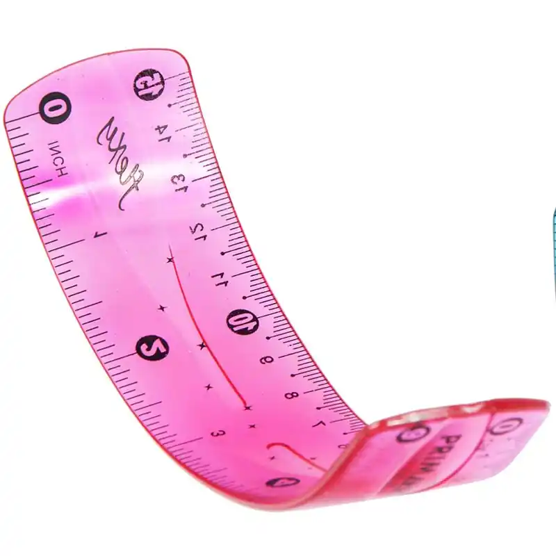 Korlátozott ajánlat Prima Art hajlítható pink színű vonalzó 15 cm (357039)