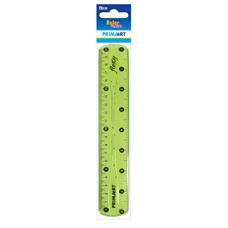 Azonnali szállítás Prima Art hajlítható zöld színű vonalzó 20 cm (451064)