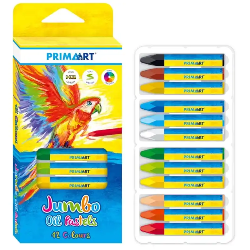 Prima Art Jumbo színes olajpasztell kréta 12 db-os (385158) Kihagyhatatlan ajánlat