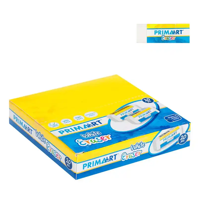 Prima Art radír fehér (450964) Szezonális akció
