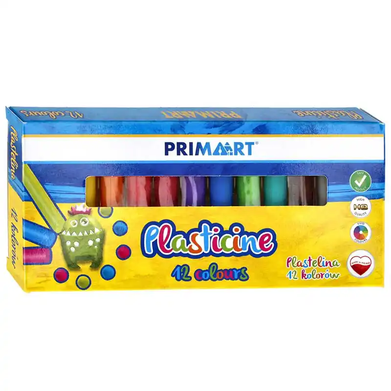 Prima Art színes gyurma készlet 12 db-os (299705) Kedvezményes ár