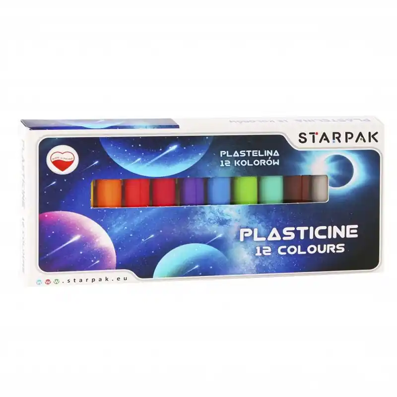 Prémium Starpak Galaxis gyurma készlet 12 színnel (472911)