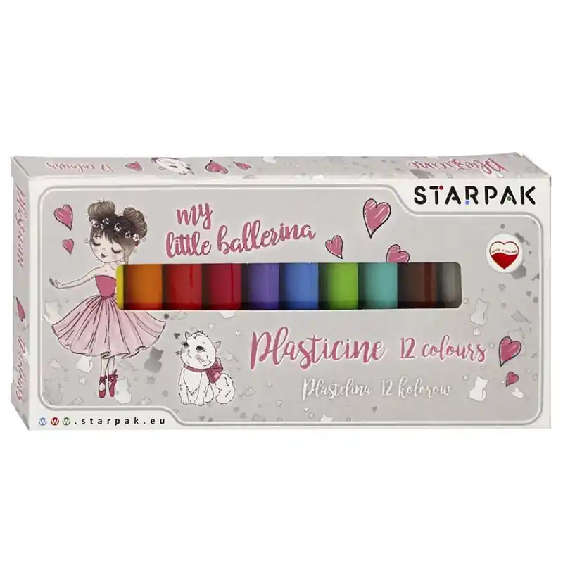 Starpak My little ballerina gyurma készlet 12 színnel (492058) Népszerű