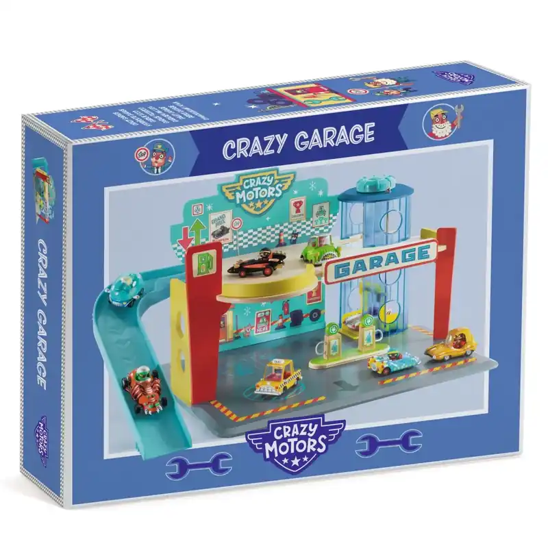 Crazy Motors autók garázsa, Djeco Nézd meg most