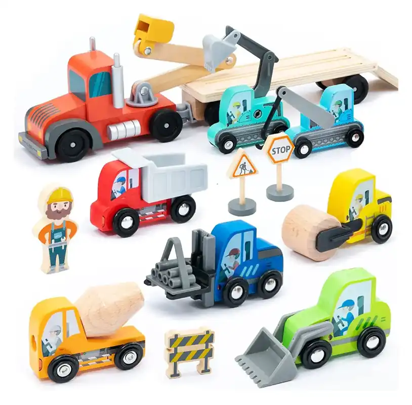 Különleges ajánlat Nagy építkezési jármű készlet, UMU Toys