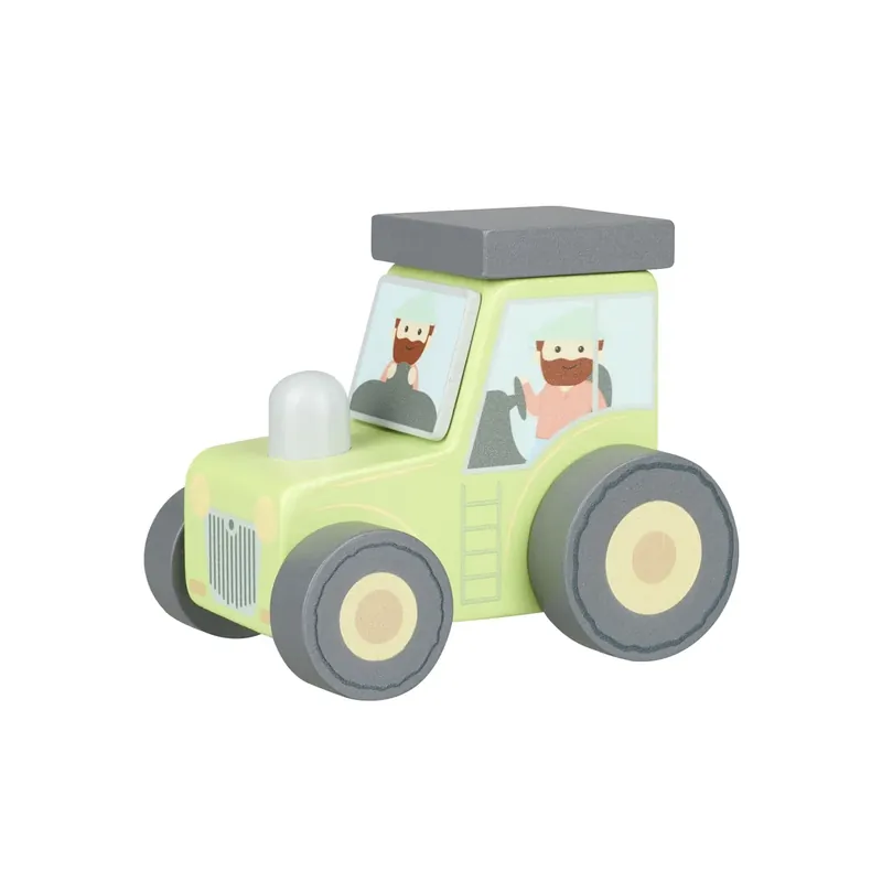 Zöld fából készült traktor, Orange Tree Toys Korlátozott ajánlat