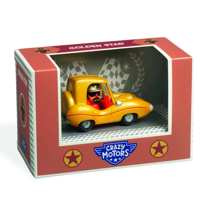 Golden Star autó, Crazy Motors kollekció, Djeco Biztonságos fizetés