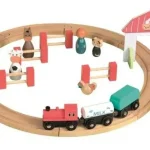 Fa vonatpálya figurákkal, Egmont Toys Akció