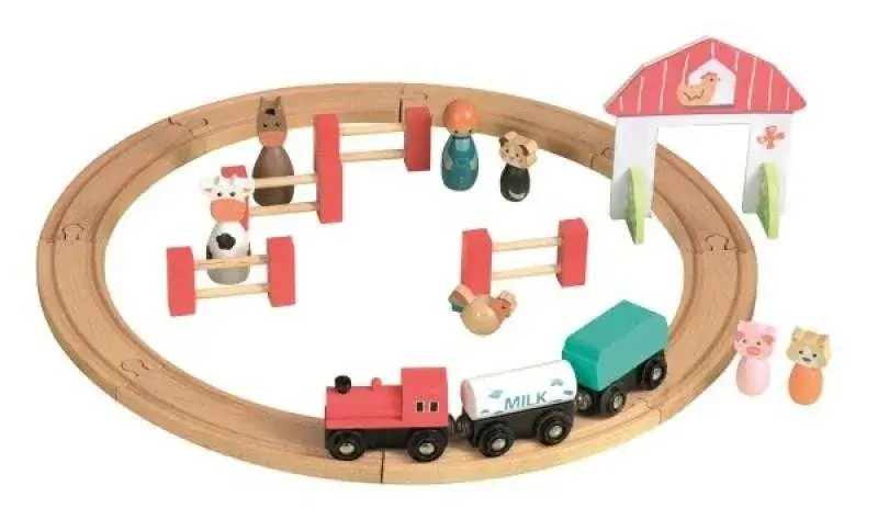 Fa vonatpálya figurákkal, Egmont Toys Akció