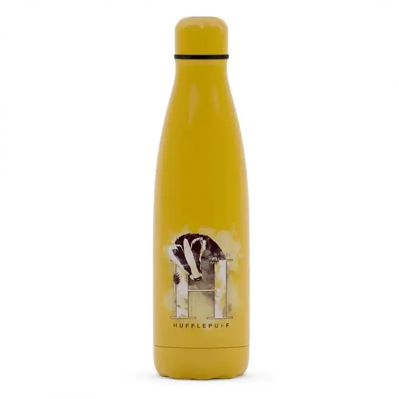 Outlet Harry Potter Hufflepuff rozsdamentes acél termosz Cinereplicas, 500 ml