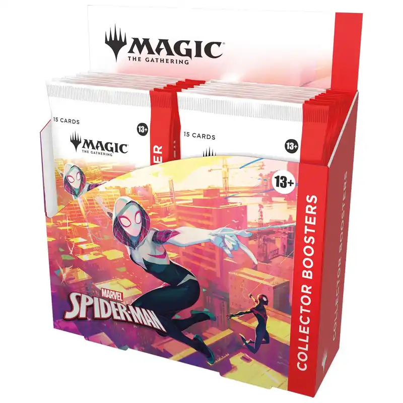 Prémium Magic The Gathering — Marvel‘s Spider-Man gyűjtő booster kijelző (12) angol
