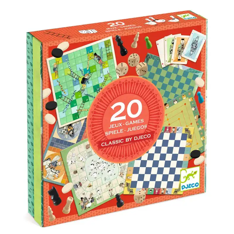 20 klasszikus társasjáték, Djeco Azonnali szállítás