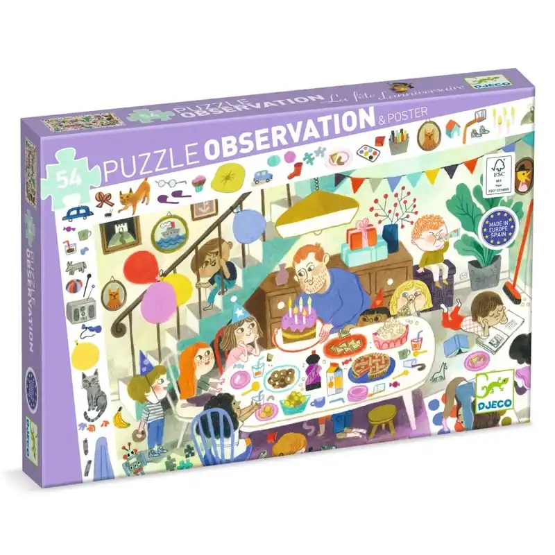 Vásárlói kedvenc Megfigyelő puzzle, Djeco