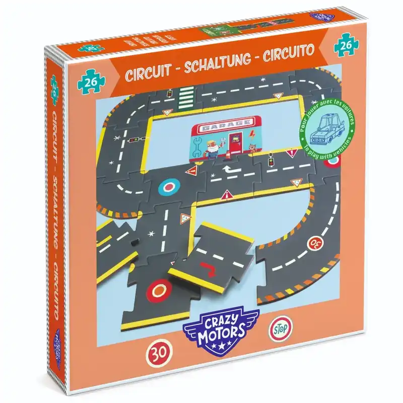 Ajánlat Gigantikus versenypálya puzzle, Djeco