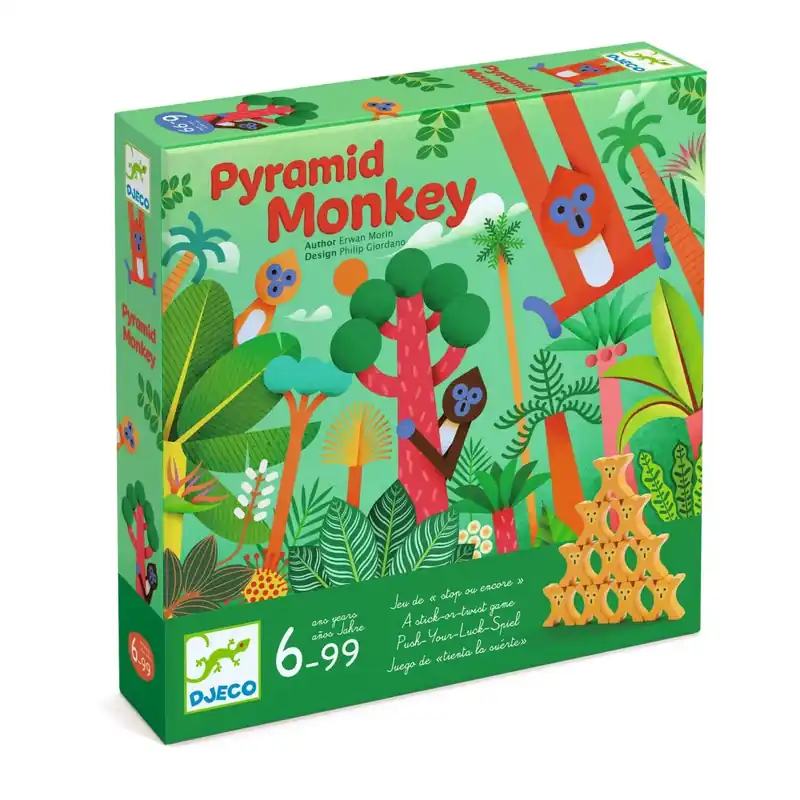 Különleges ajánlat Pyramid Monkey társasjáték, Djeco