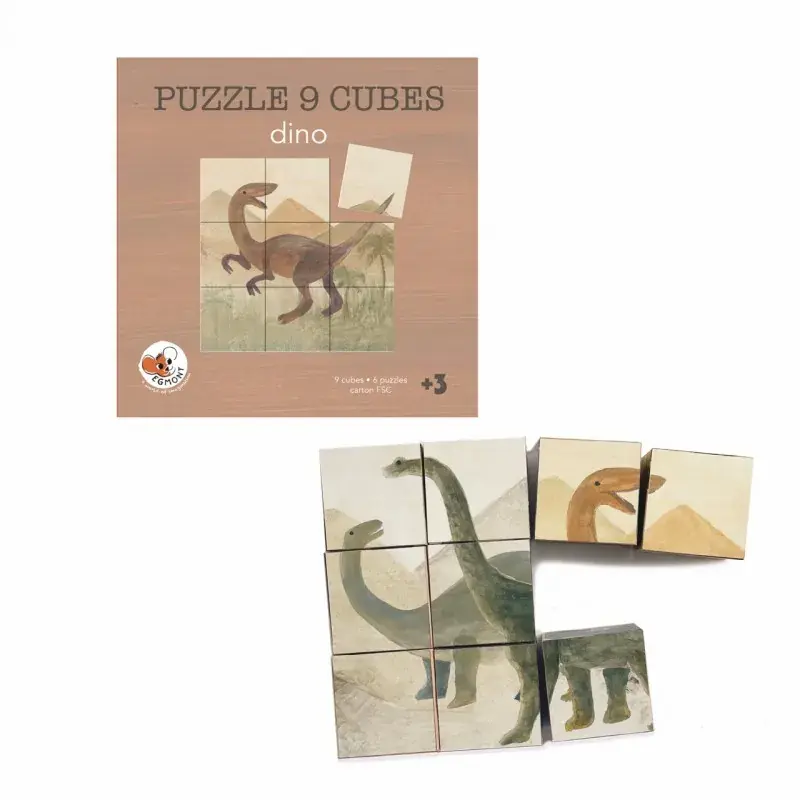 Biztonságos vásárlás Dinozaur puzzle kubusok, Egmont Toys