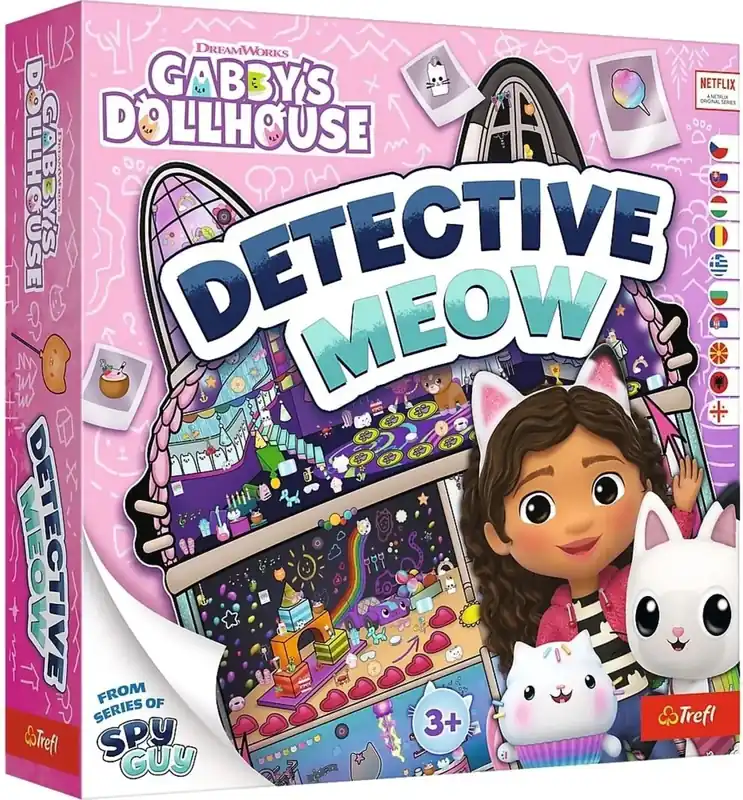Expressz kézbesítés TREFL GABBYS DOLLHOUSE DETEKTÍV MEOW TÁRSASJÁTÉK